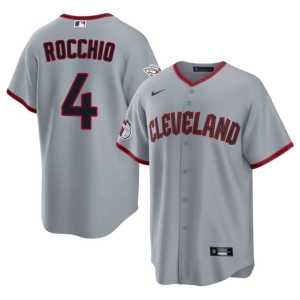 2026 CLE #4 Men Gray Brayan Rocchio Jersey 692186-482 - Image 1