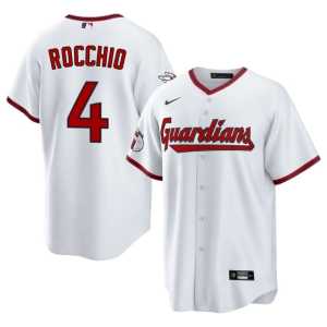 Authentic #4 White The Guards Brayan Rocchio Mens Jerseys 727156-680 - Image 1
