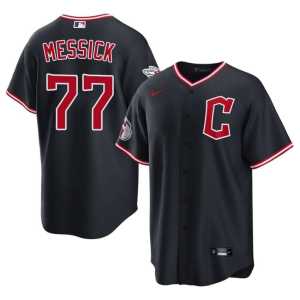 Player Cleveland #77 Navy Parker Messick Men Jerseys 705237-672 - Image 1