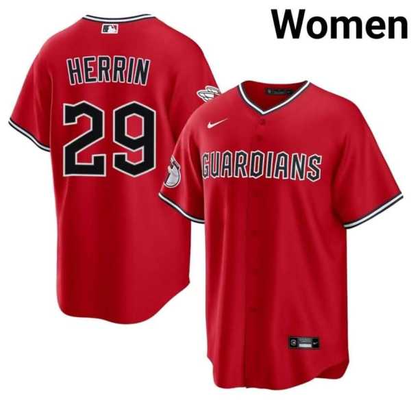 Women20Tim20Herrin20202620cleveland20guardians20baseball20jersey20red.jpg