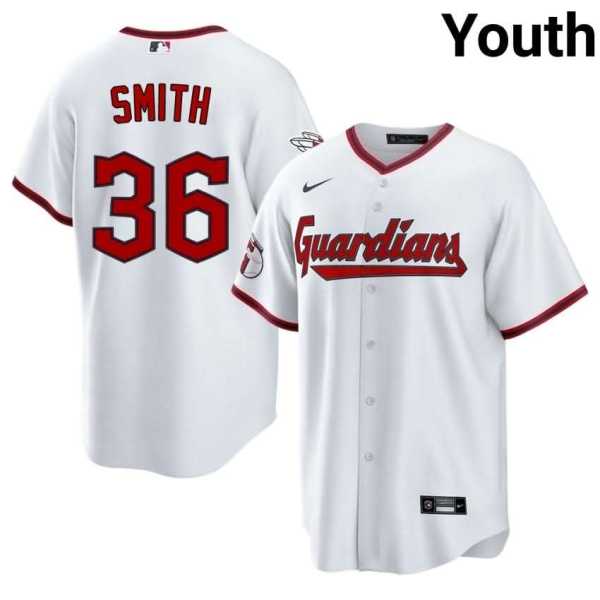 Youth20202620Cade20Smith20cleveland20guardians20baseball20jersey20white.jpg