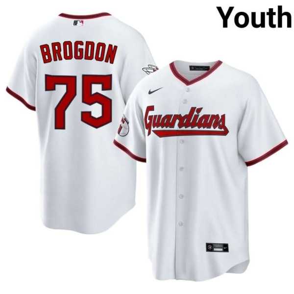 Youth20202620Connor20Brogdon20cleveland20guardians20baseball20jersey20white.jpg